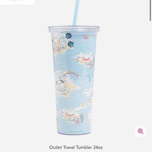 Vera Bradley Beach Treasures Travel Tumbler 24oz NWT